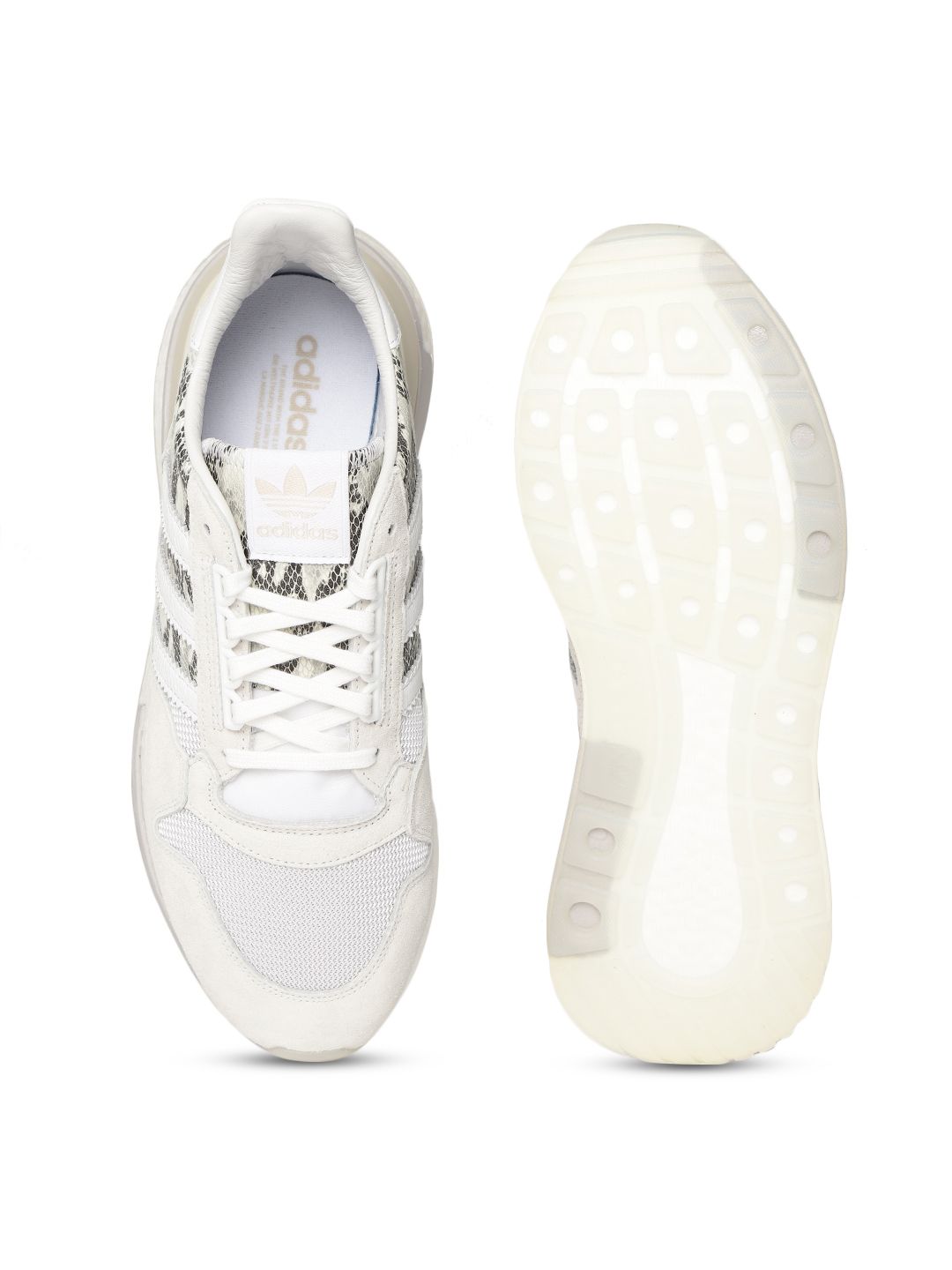 re_na Buy ADIDAS Originals Men Off-White ZX 500 RM Snakeskin Print