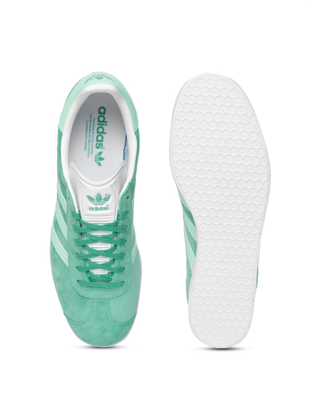 adidas gazelle silver green womens Adidas Originals