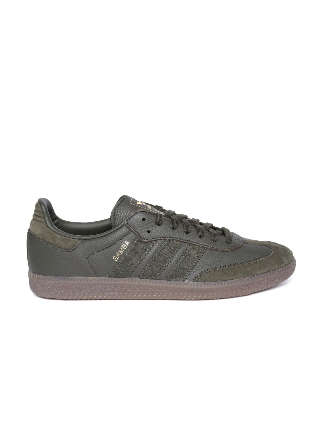 Buy ADIDAS Originals Men Olive Green SAMBA OG FT Sneakers - Casual
