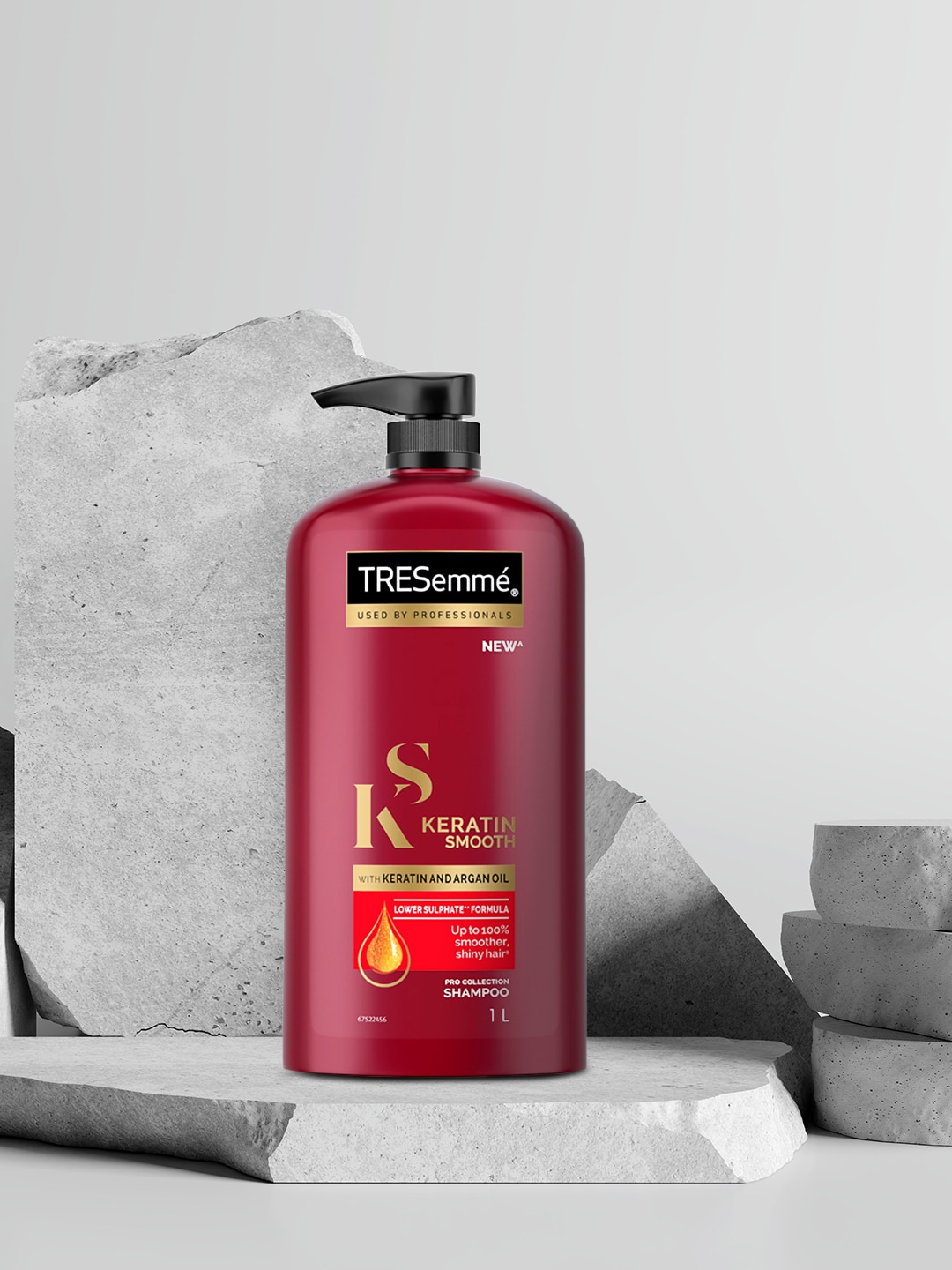 TRESemme Keratin Smooth Shampoo with Argan Oil - 1L Price in India