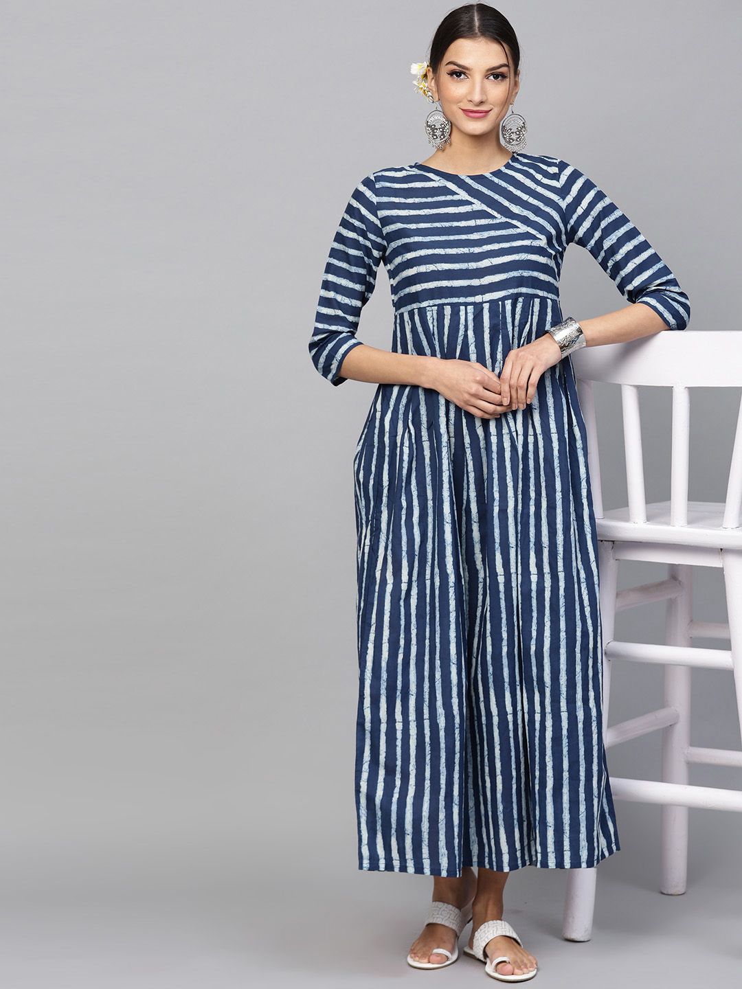 White Dress Blue