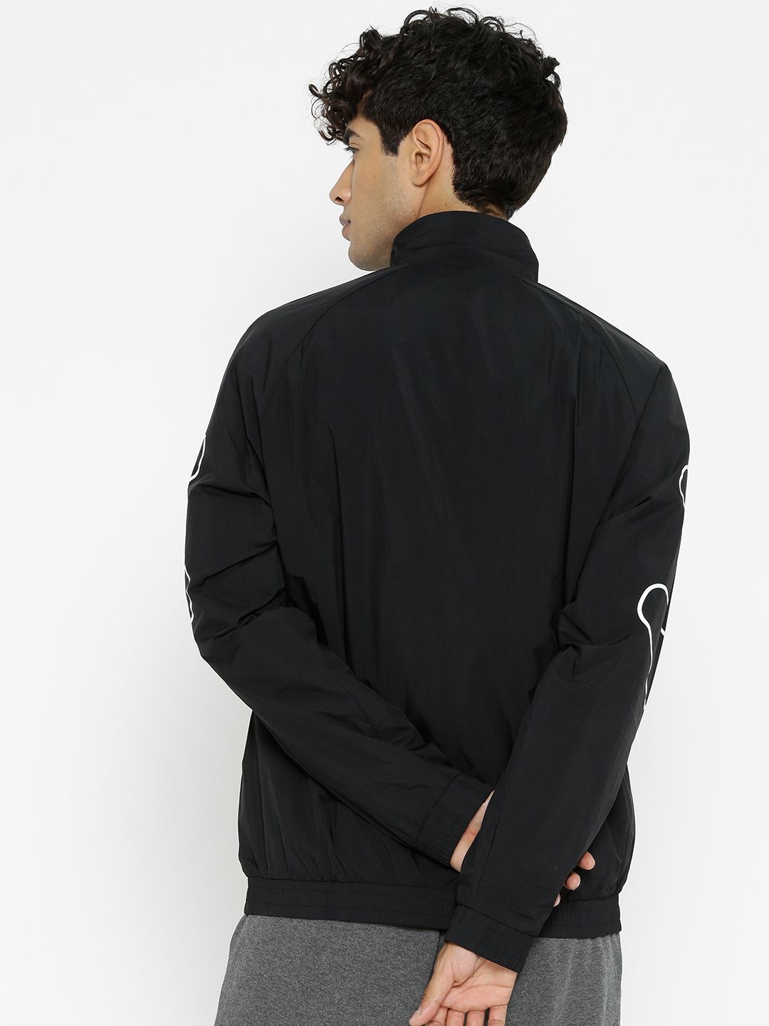 Buy ADIDAS Originals Men Black Solid Flamestrike Woven Track