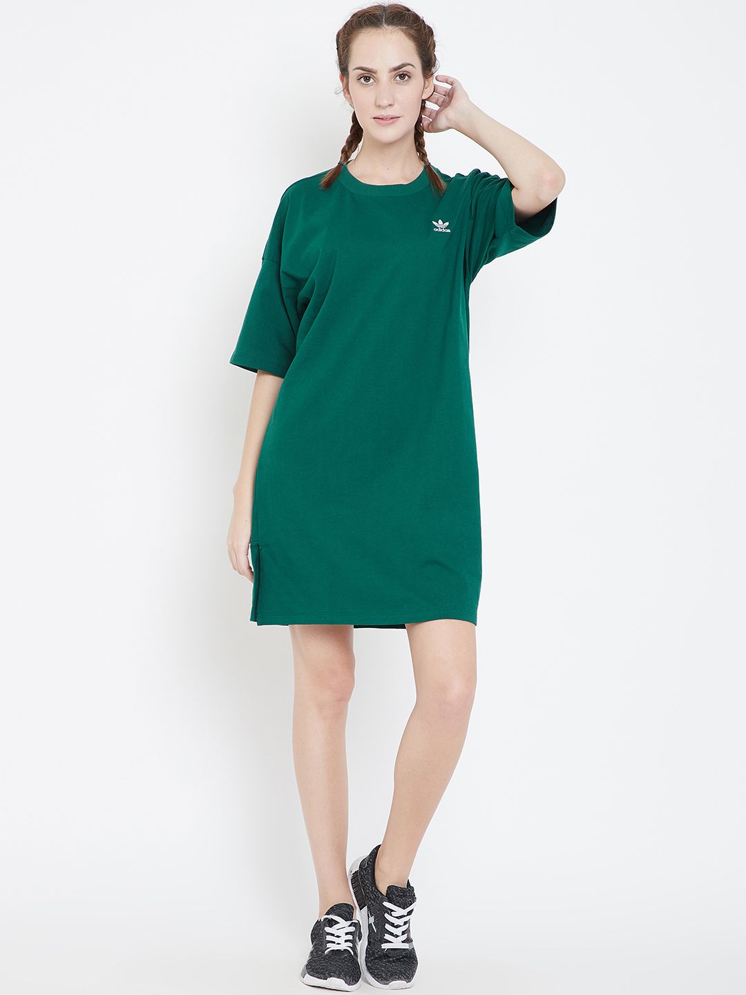 adidas green t shirt dress Green Adidas Farm Rio T-Shirt Dress – FARM Rio main image 1