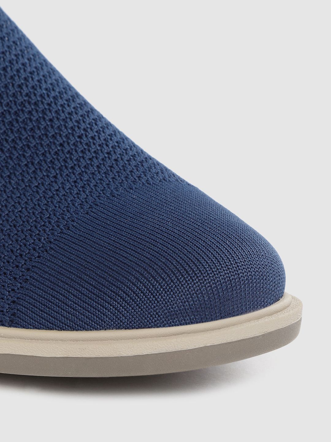 Buy Skechers Men Navy Blue Mark Nason Monza Woven Design  display picture 2