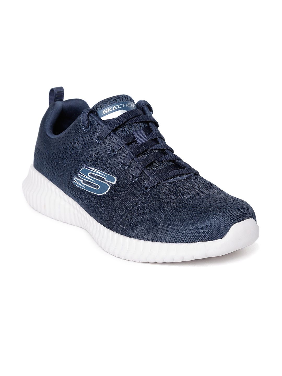 Skechers Men Navy Blue Elite Flex-Clear Leaf Sneakers