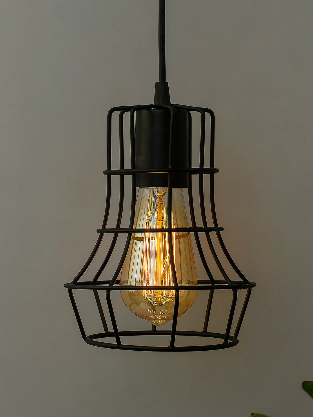 Homesake Black Solid Handcrafted Pendent Light Price in India