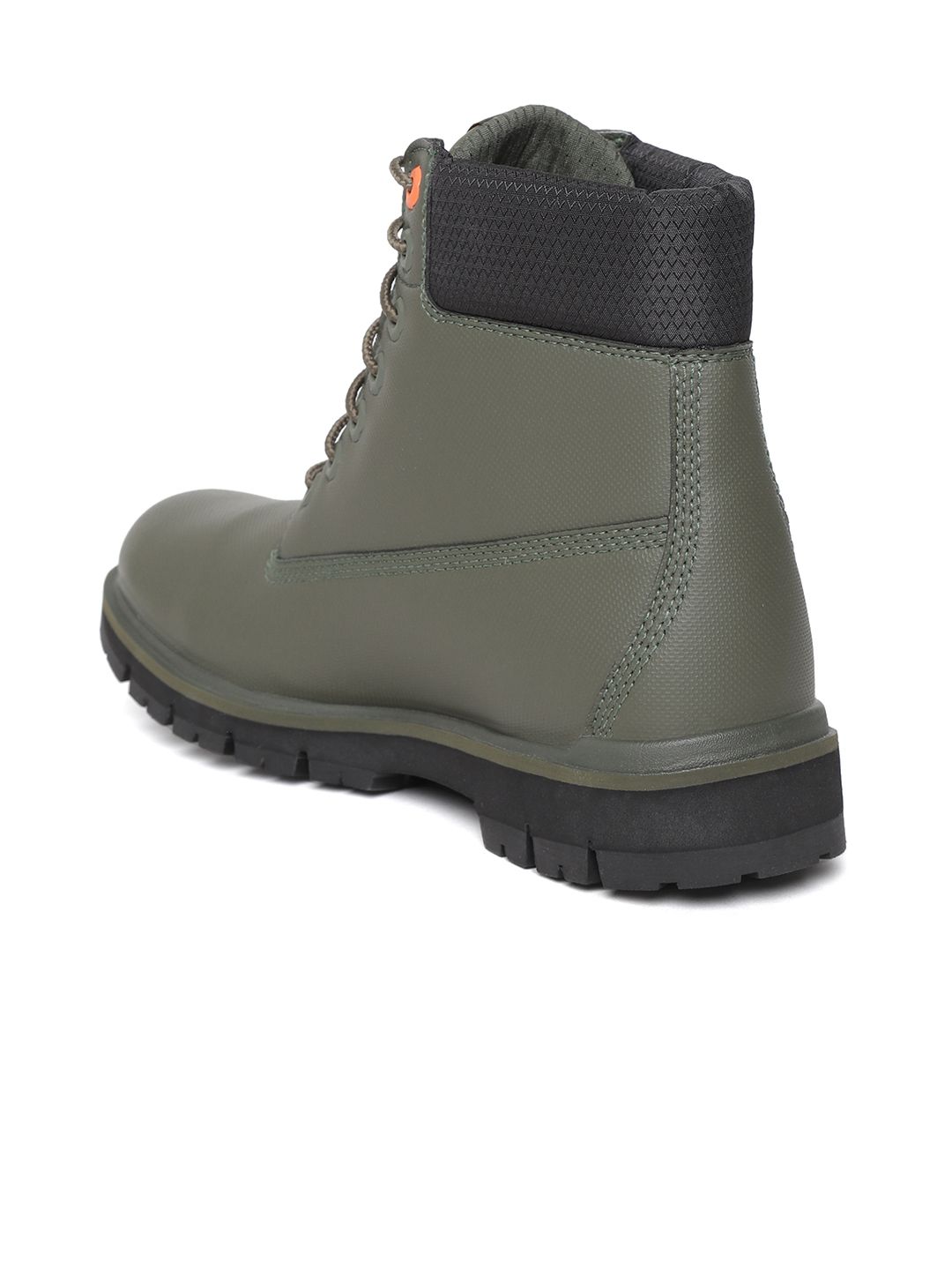 Buy Timberland Men Olive Green Radford 6-inch Logo Flat Boots