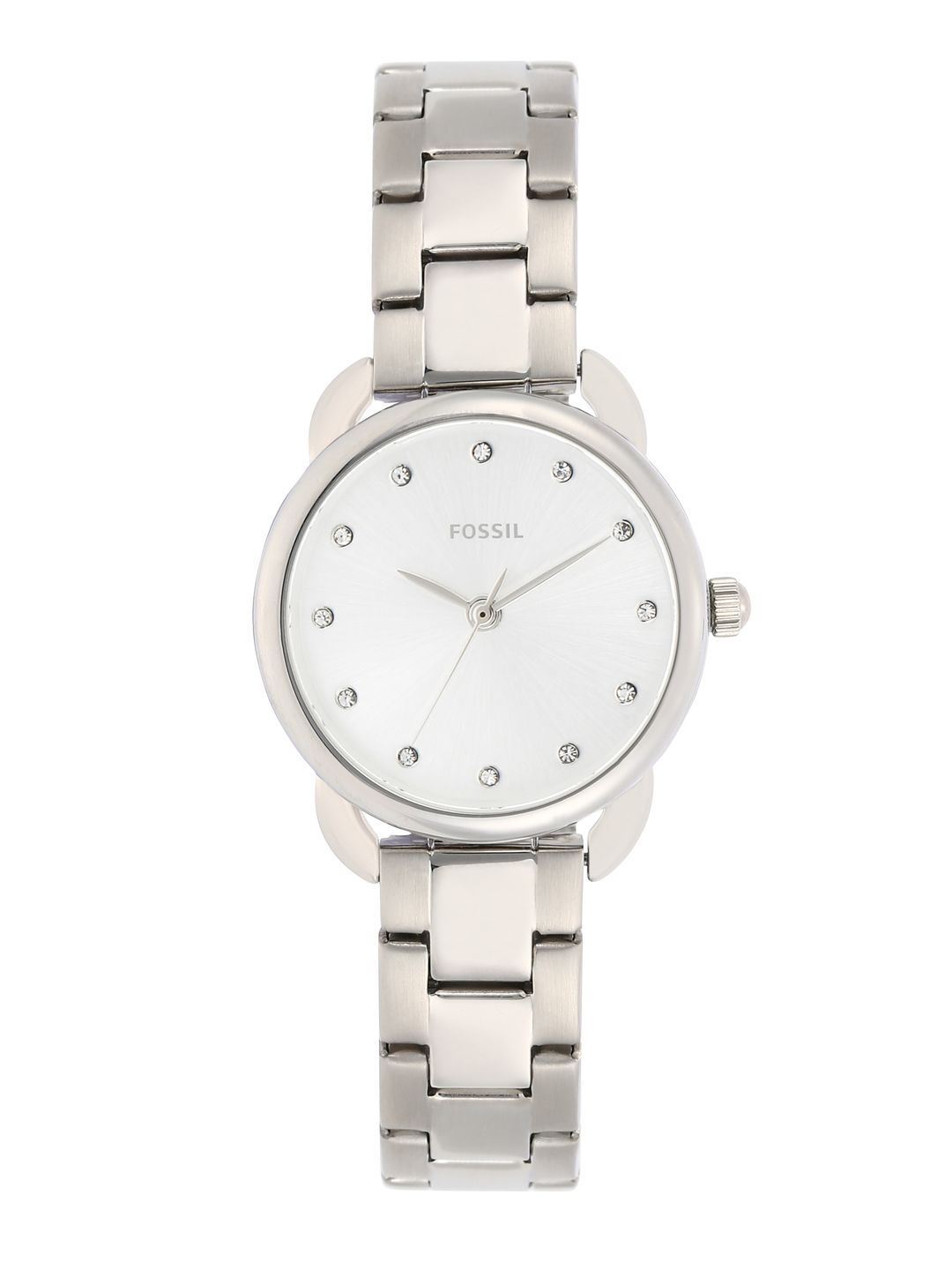 Fossil TAILOR MIN Women Silver Analogue Watch ES4496 Price in India