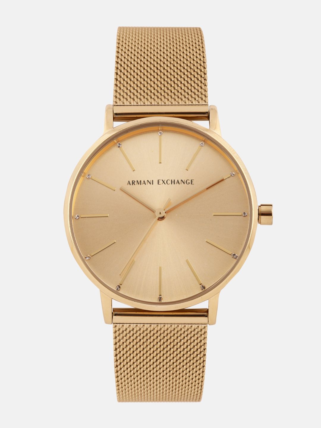 Armani Exchange LOLA Women Gold Analogue Watch AX5536 Price in India