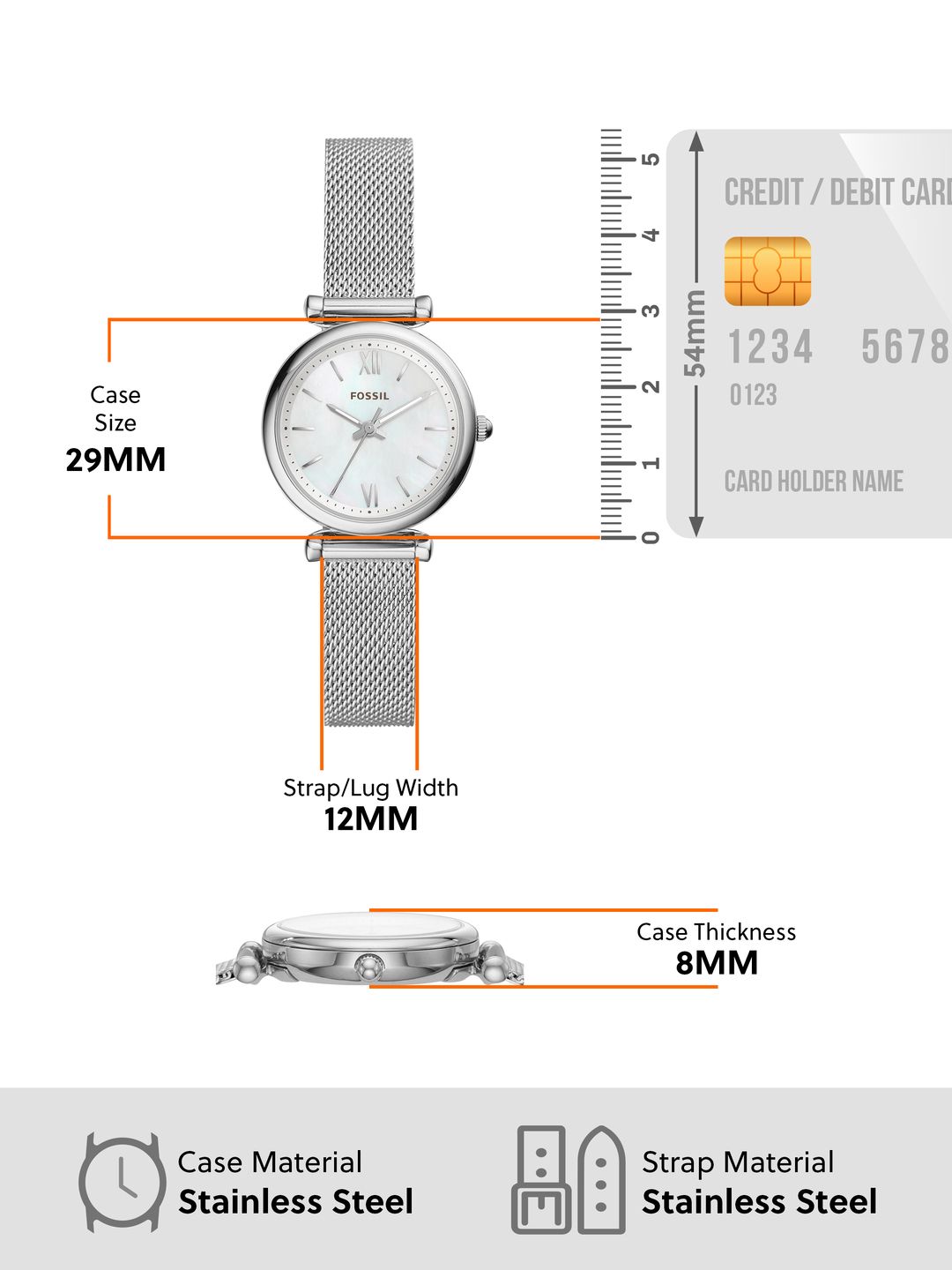 Off-White Analogue Watch ES4432I_SOR