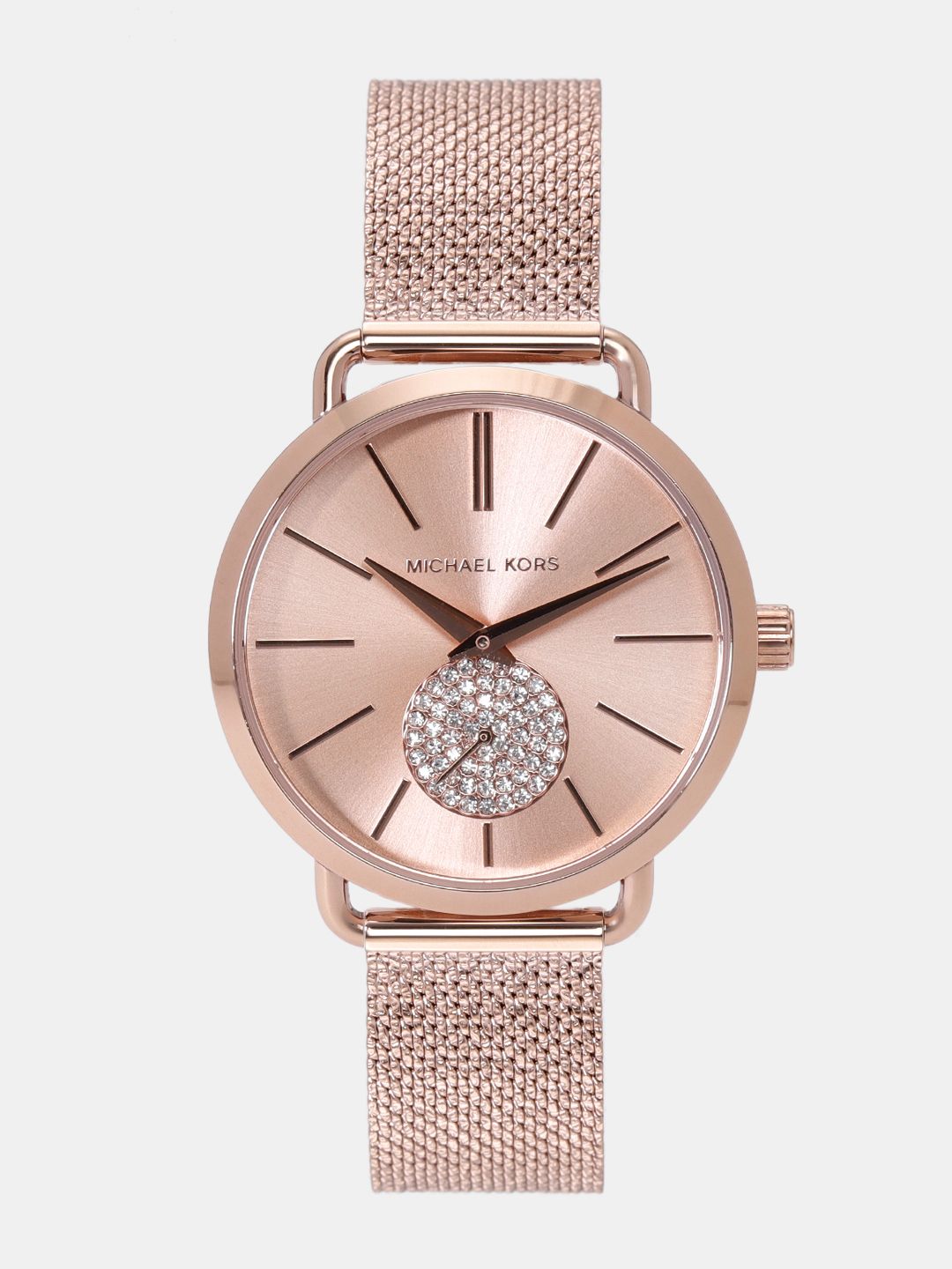 Michael Kors Women Rose Gold-Toned Analogue Watch MK3845_SOR Price in India