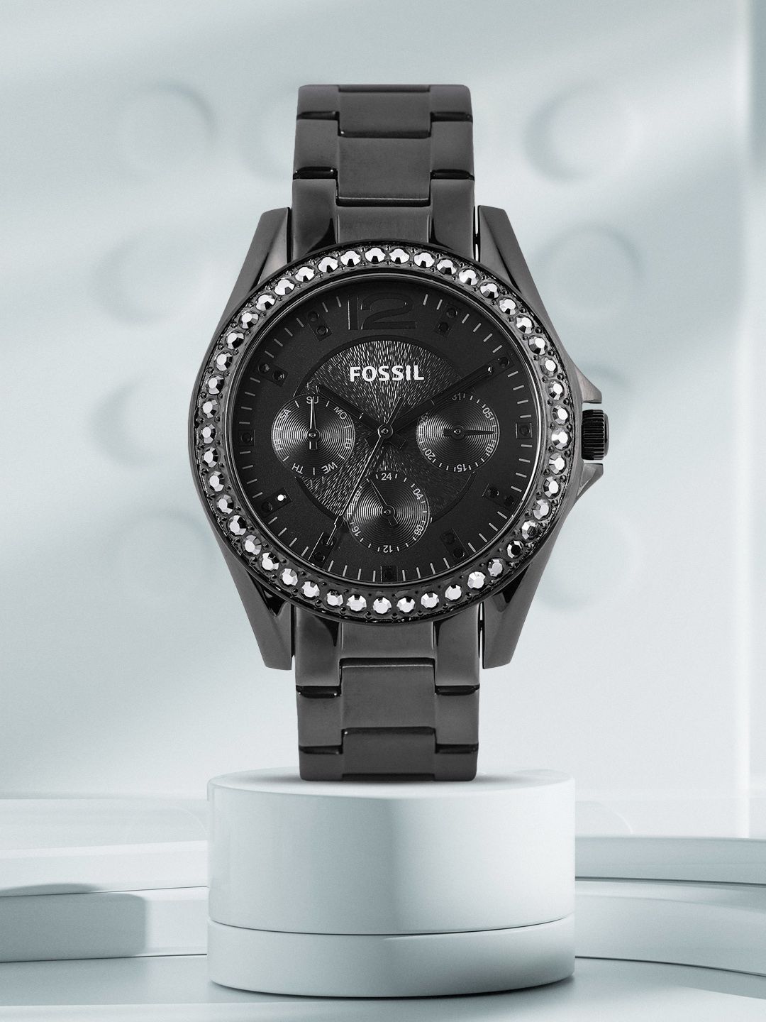 Fossil Women Black Analogue Watch ES4519_SOR Price in India