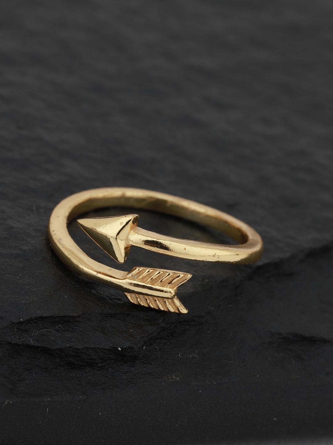 Carlton London Gold-Plated Adjustable Finger Ring Price in India