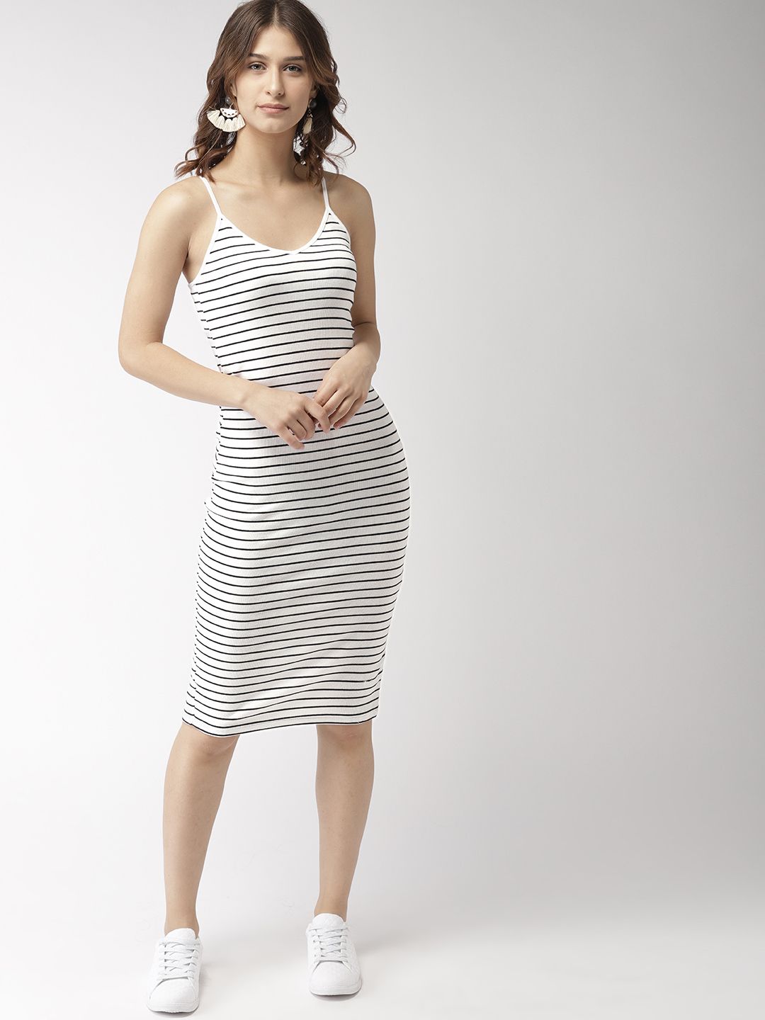forever 21 striped midi dress Buy Forever 21 Blue Striped Midi Dress for Women's Online @ Tata CLiQ