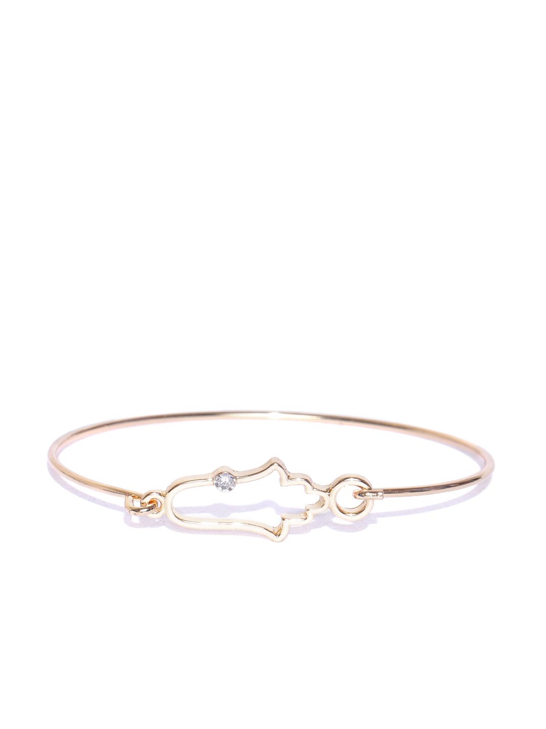 KARATCART Gold-Plated Bangle-Style Bracelet Price in India