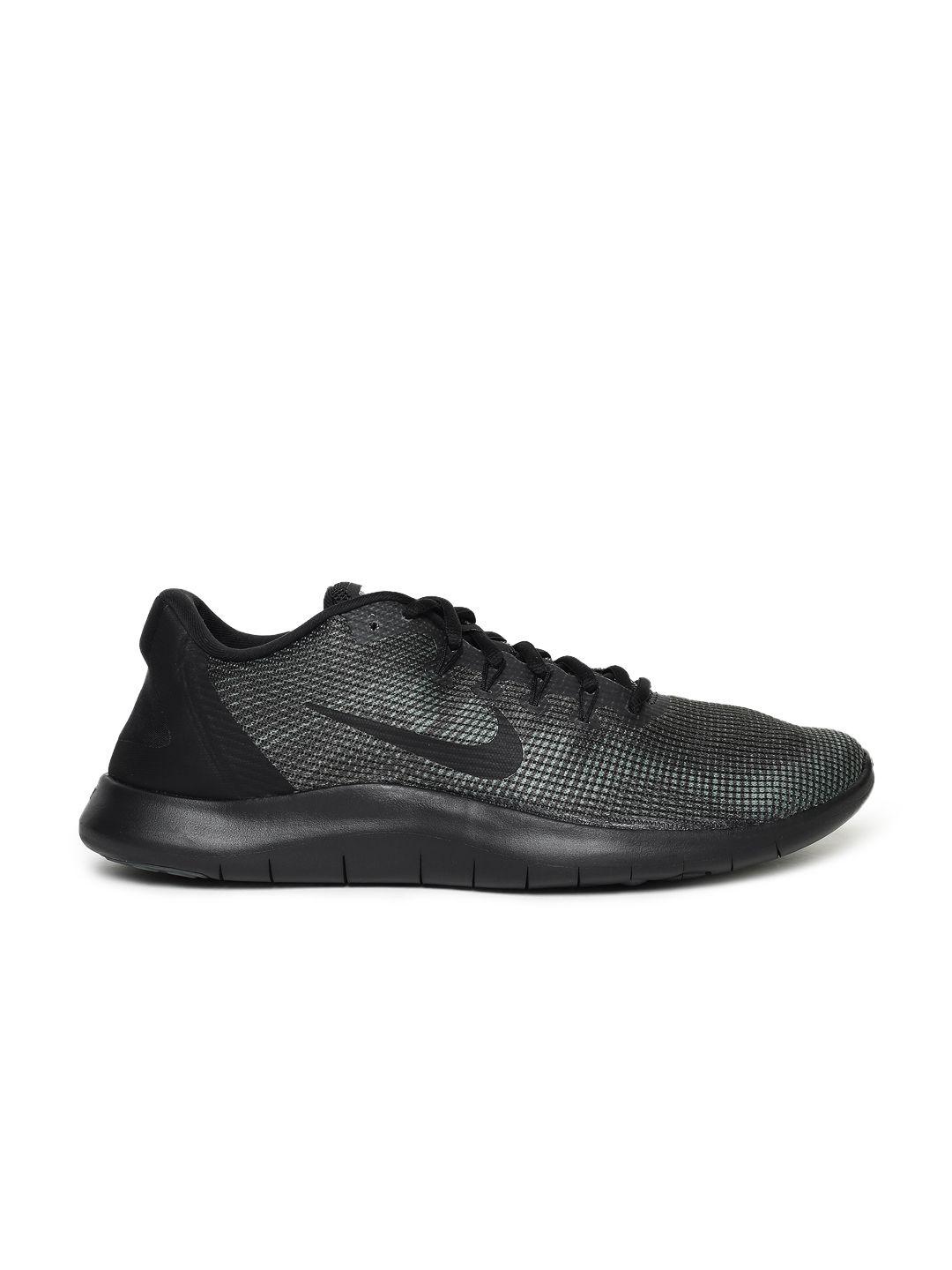 nike running flex 2018 triple black