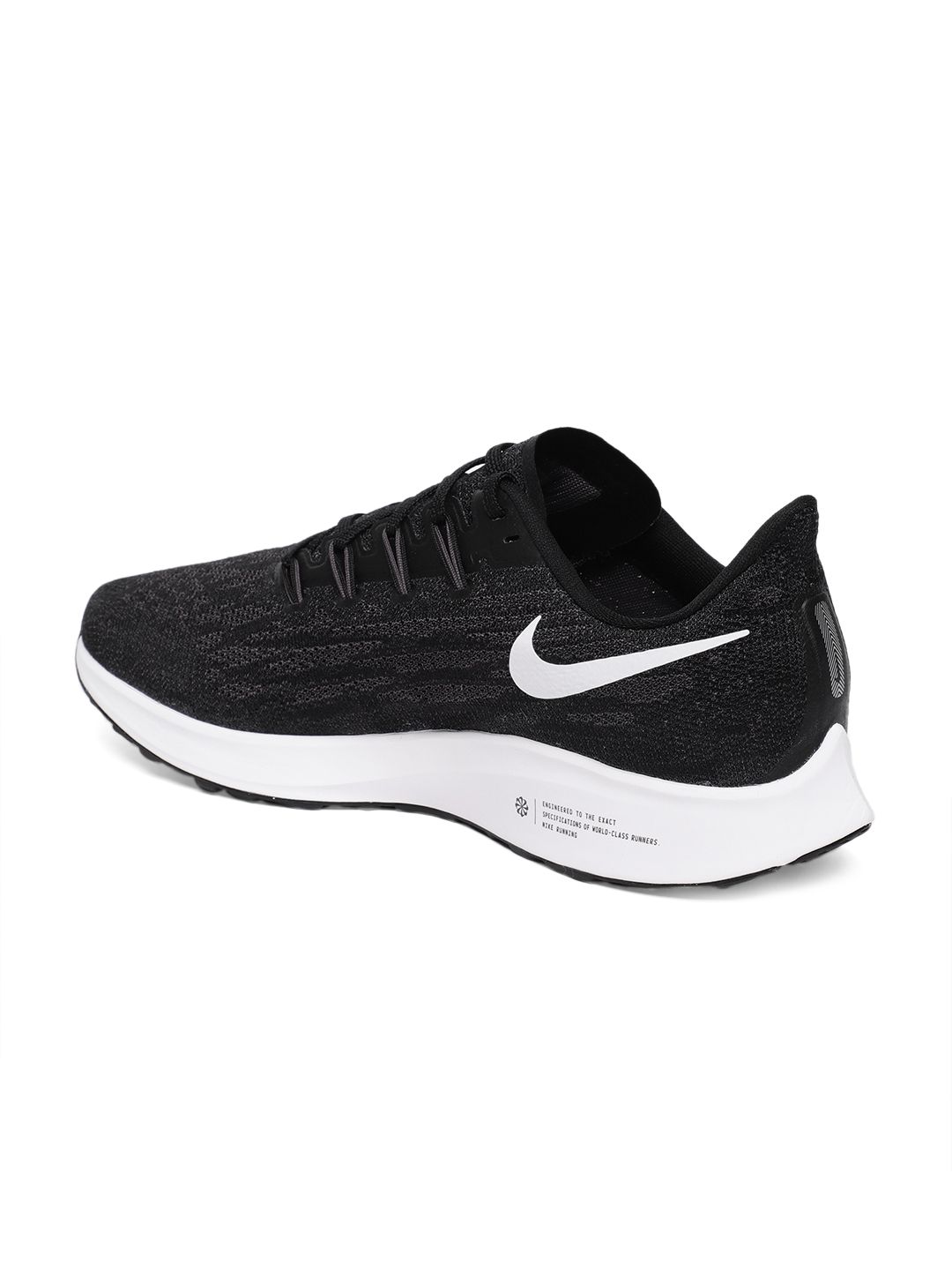 Buy Nike Men Black AIR ZOOM PEGASUS 36 Running Shoes - Sports