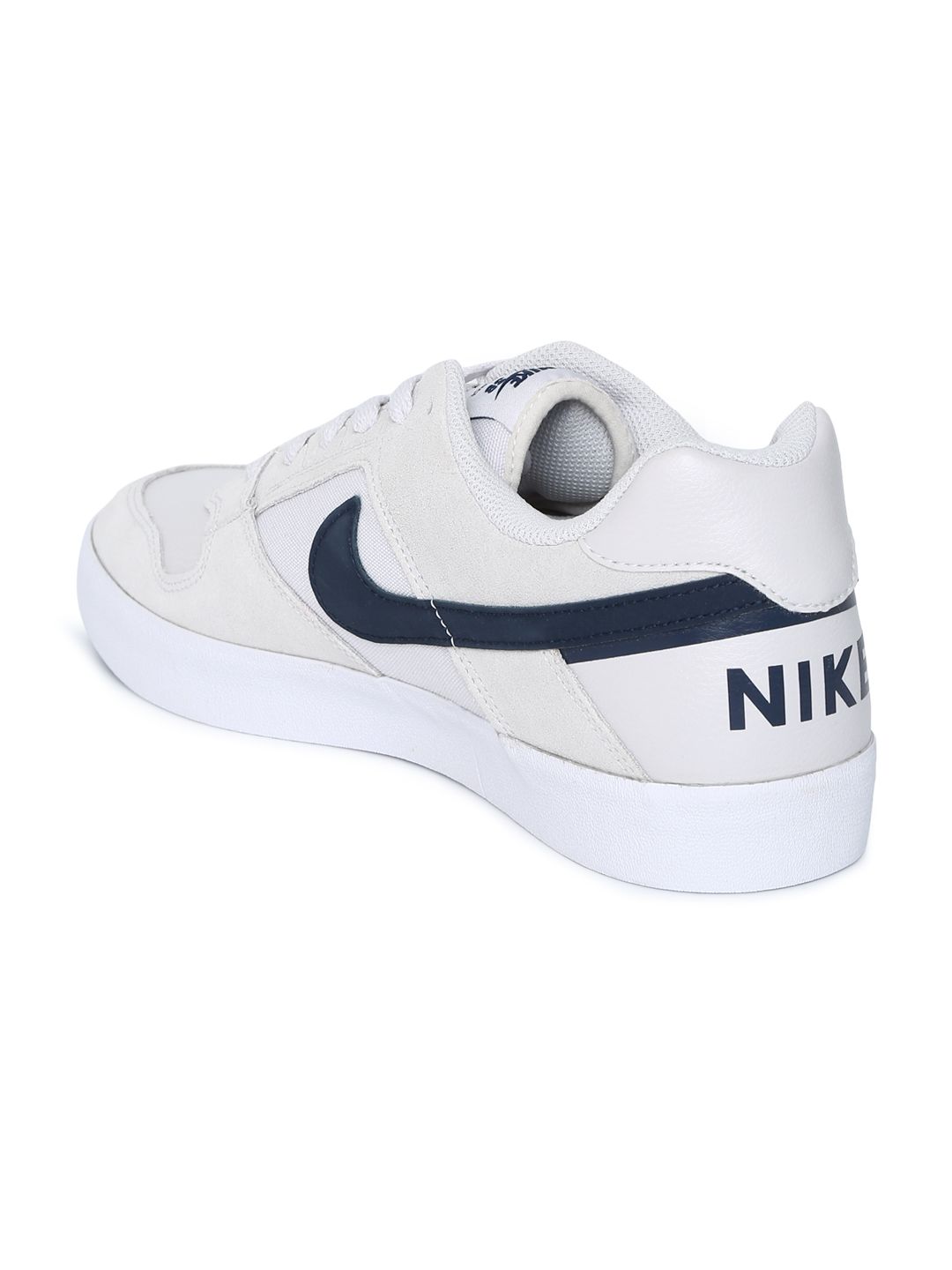 nike sb delta force white & navy skate shoes