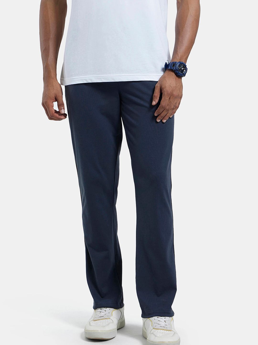 Buy Jockey Combed Cotton Rich Trackpant with Side Pockets-9500