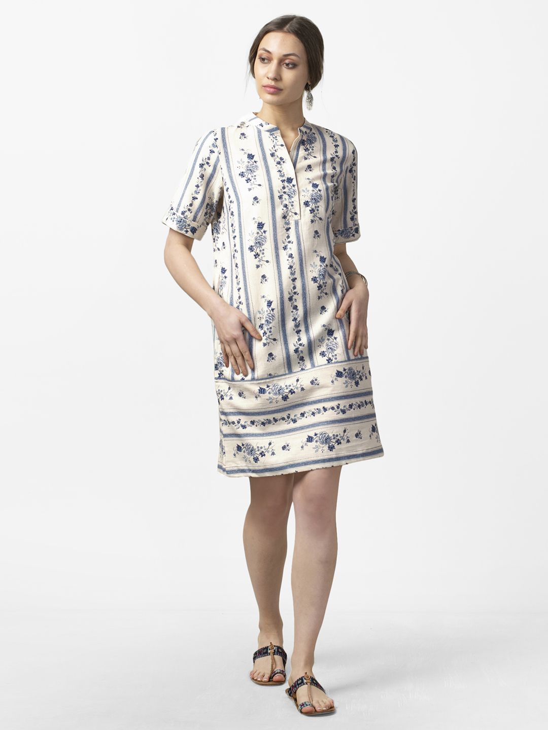A-Line Dress with Belt