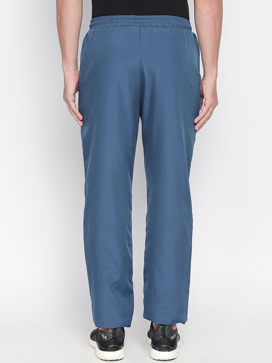 Buy Ajile by Pantaloons Men Teal Blue Solid Slim-Fit Trackpant