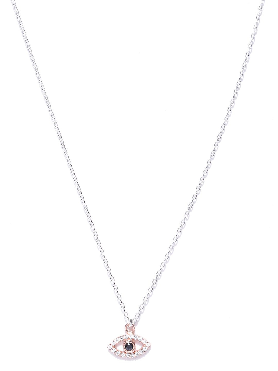 Silver Necklaces Necklace Myntra