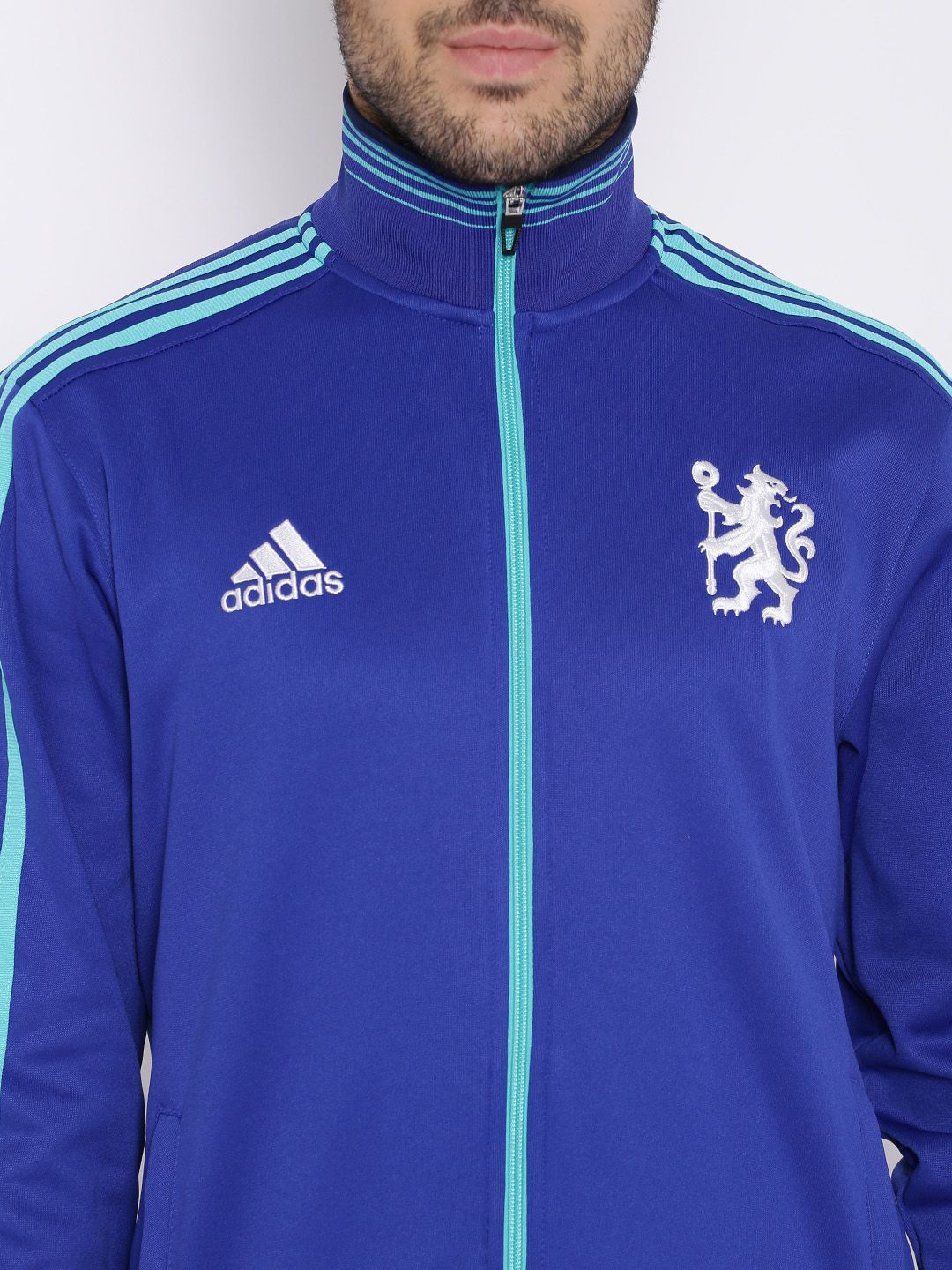 Buy ADIDAS Blue Chelsea F.C. Football Jacket - Jackets for Men