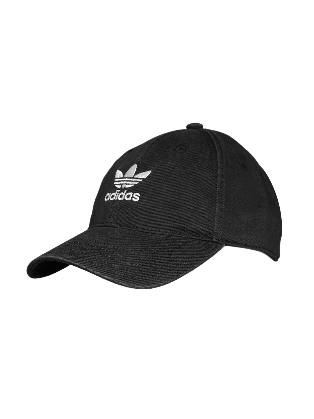 Buy ADIDAS Originals Unisex Black Solid Acid Washed Baseball Cap