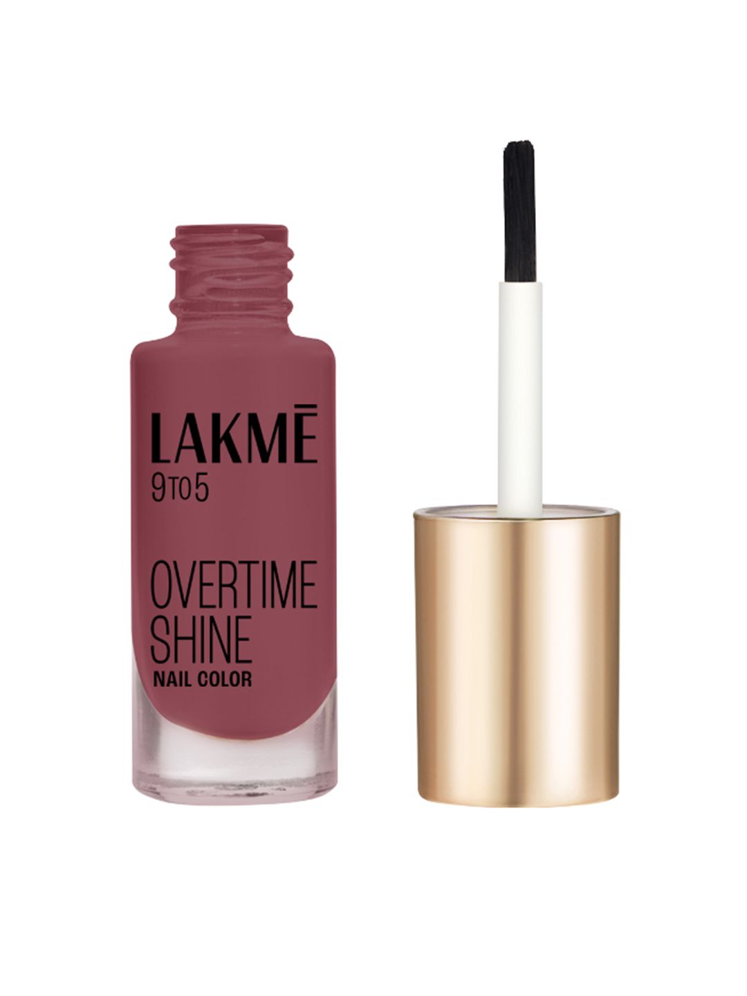 Lakme 9 to 5 Primer + Gloss Nail Color - Mulberry Bush - 6 ml