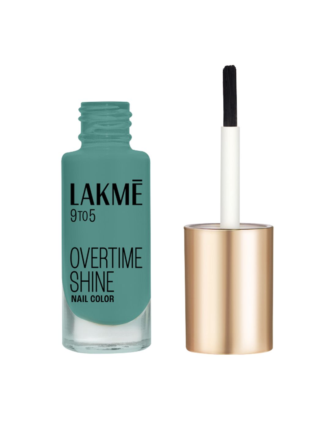 Lakme 9 to 5 Primer + Gloss Nail Color - Teal Deal - 6 ml