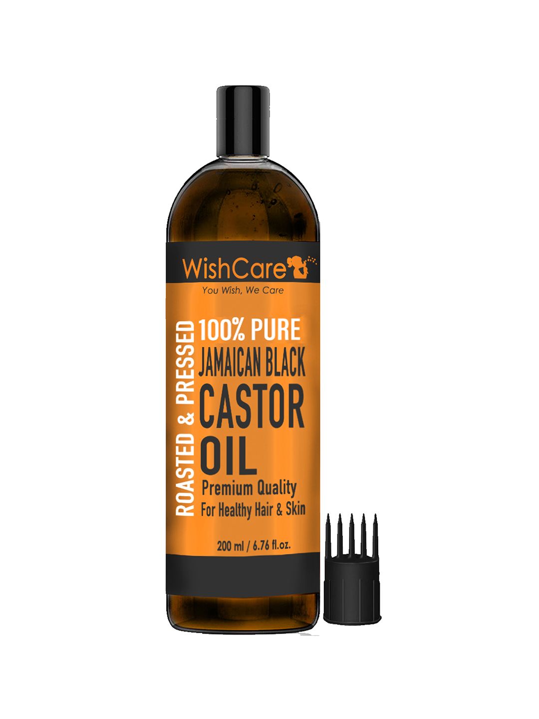 WishCare Unisex Jamaican Black Castor Oil 200ml Price in India