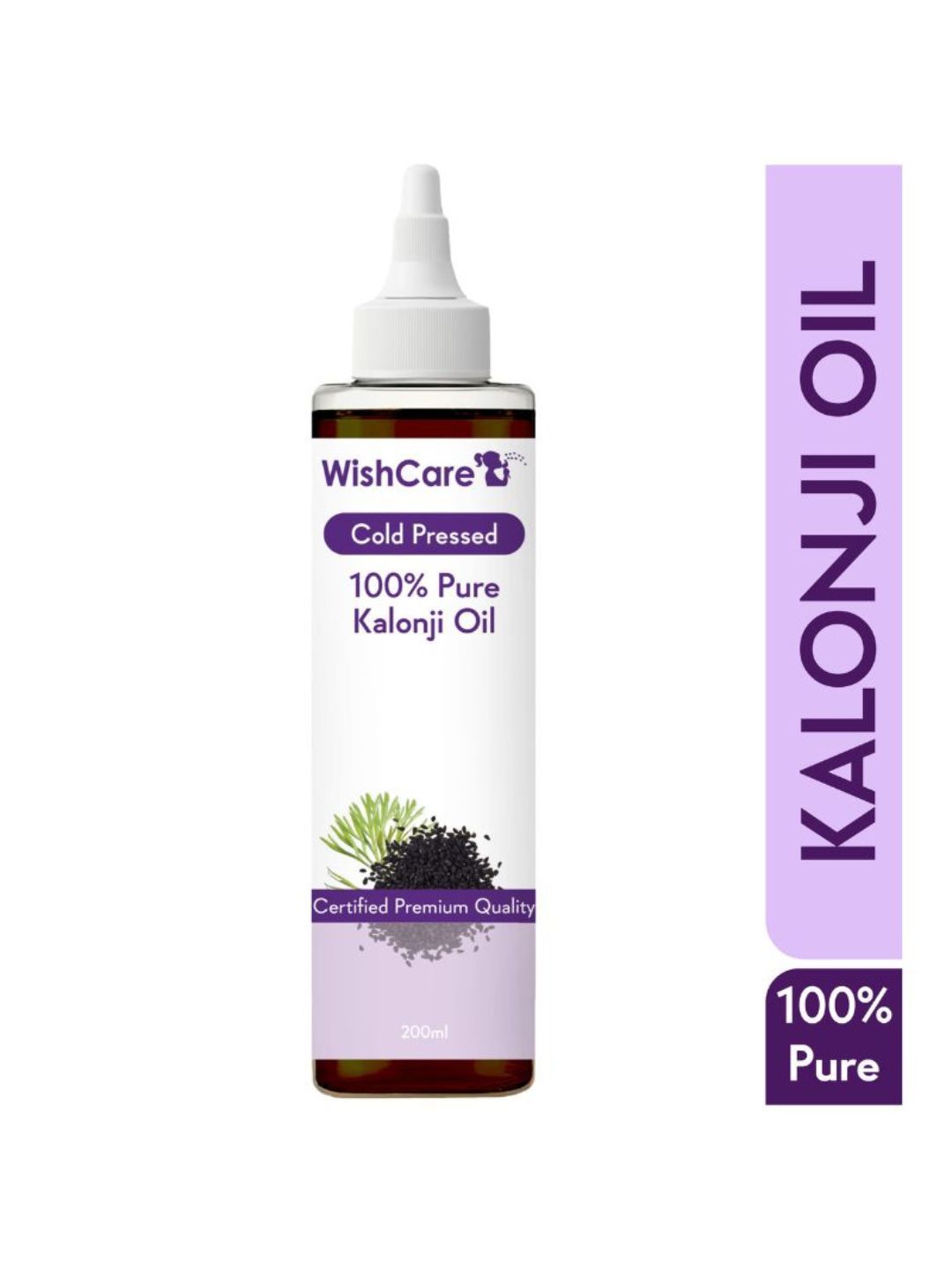 WishCare Cold Pressed Kalonji Black Seed Oil 200ml