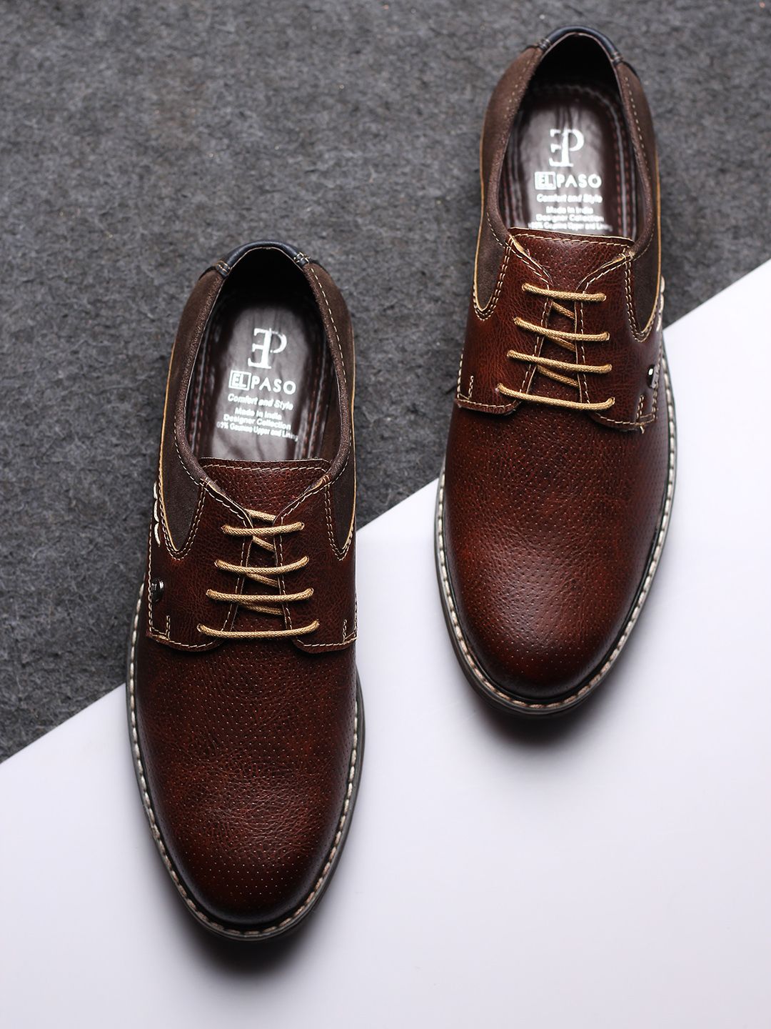 El Paso Men Brown Derbys