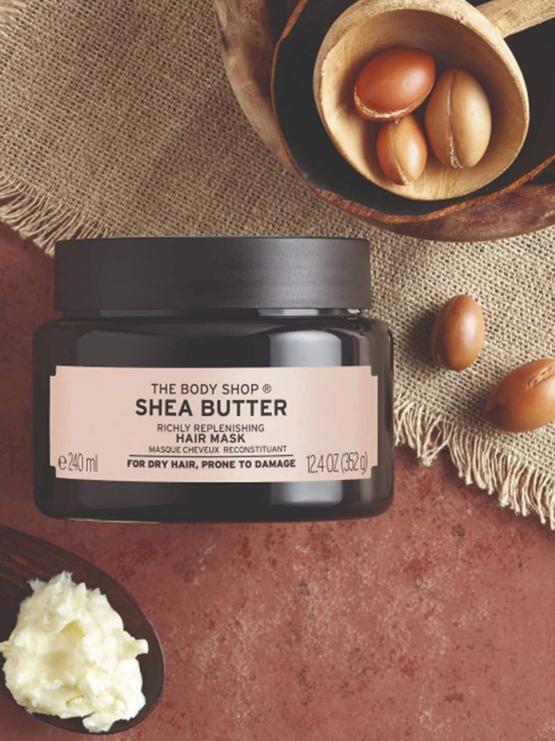 THE BODY SHOP Shea Butter Richly Replenishing Sustainable Hair Mask 240ml Price in India