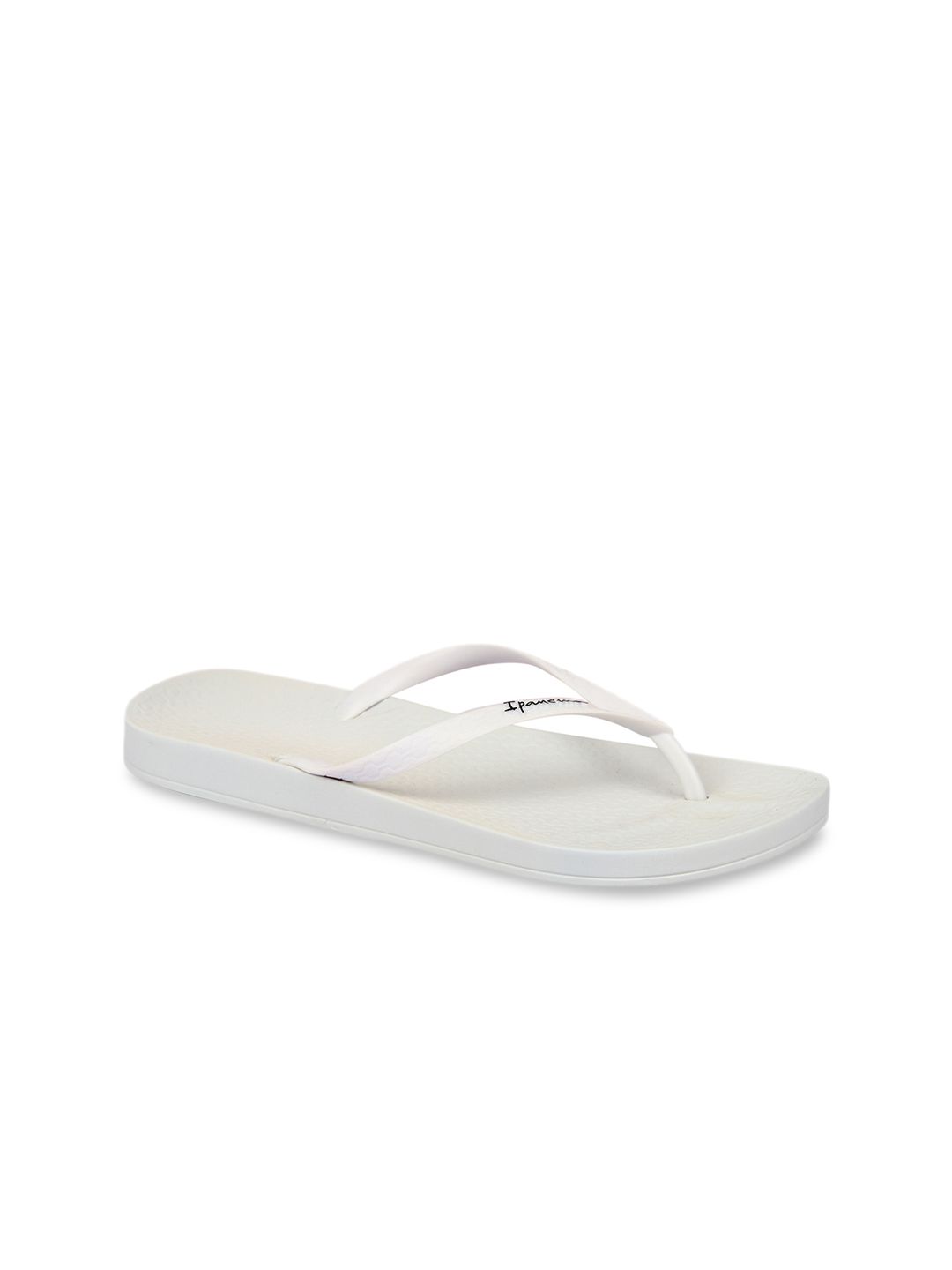 iPanema Women White Solid Thong Flip-Flops Price in India