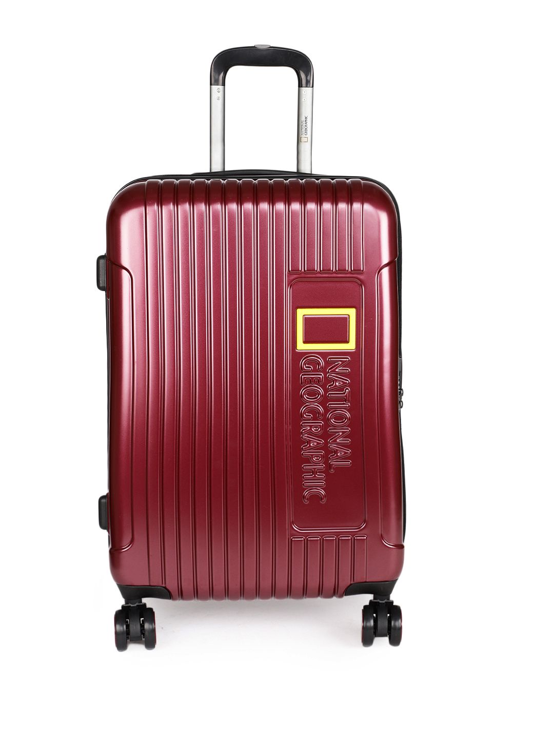National Geographic Unisex Red Canyon Medium Trolley Suitcase 60cm Price in India