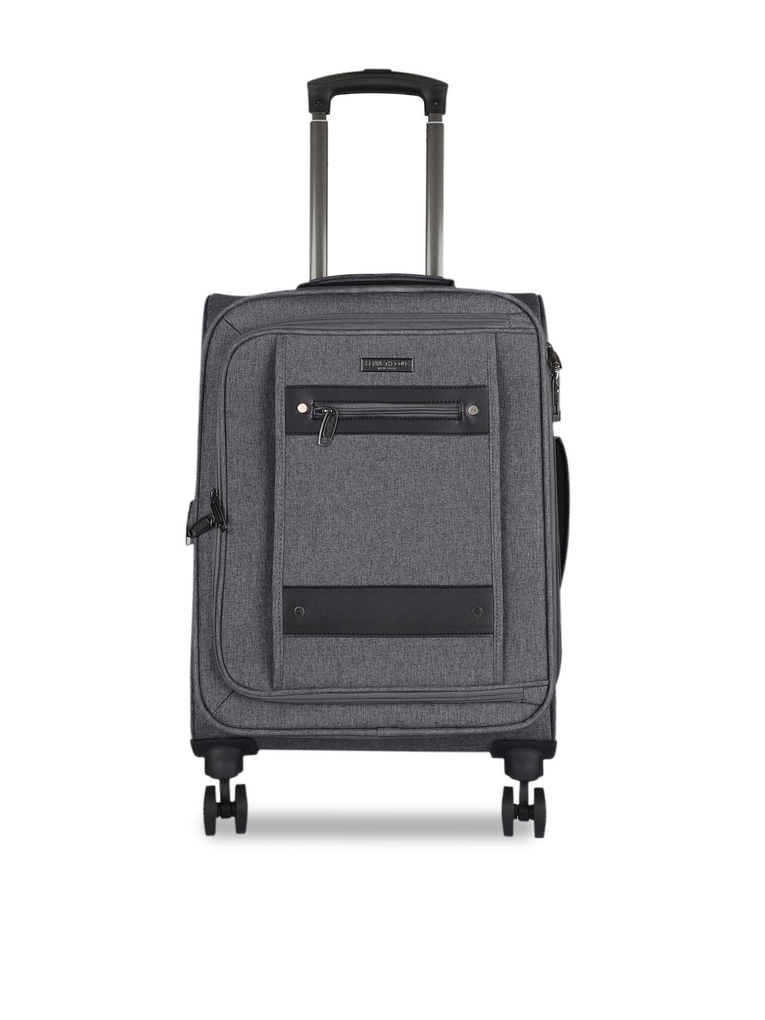 Kenneth Cole Unisex Grey Solid Cabin Trolley Bag Price in India