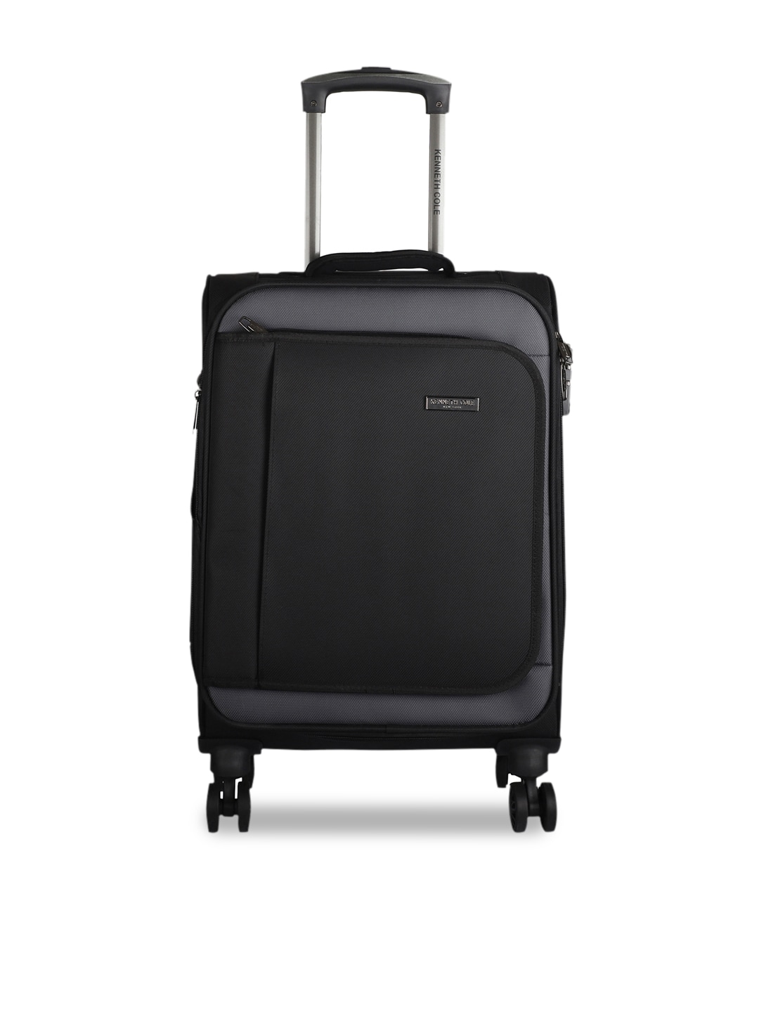 Kenneth Cole Black Solid Medium Trolley Bag Price in India