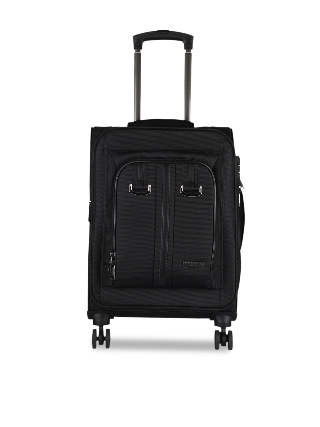 Kenneth Cole Unisex Black Solid Cabin Trolley Bag Price in India