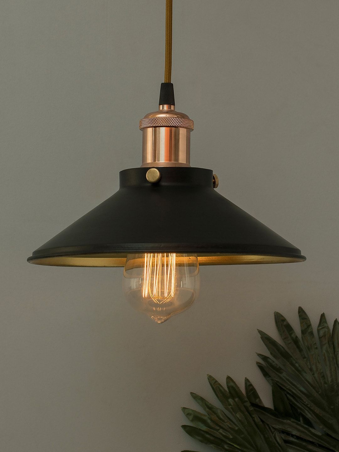 Homesake Black Solid Handcrafted Hanging Light Price in India