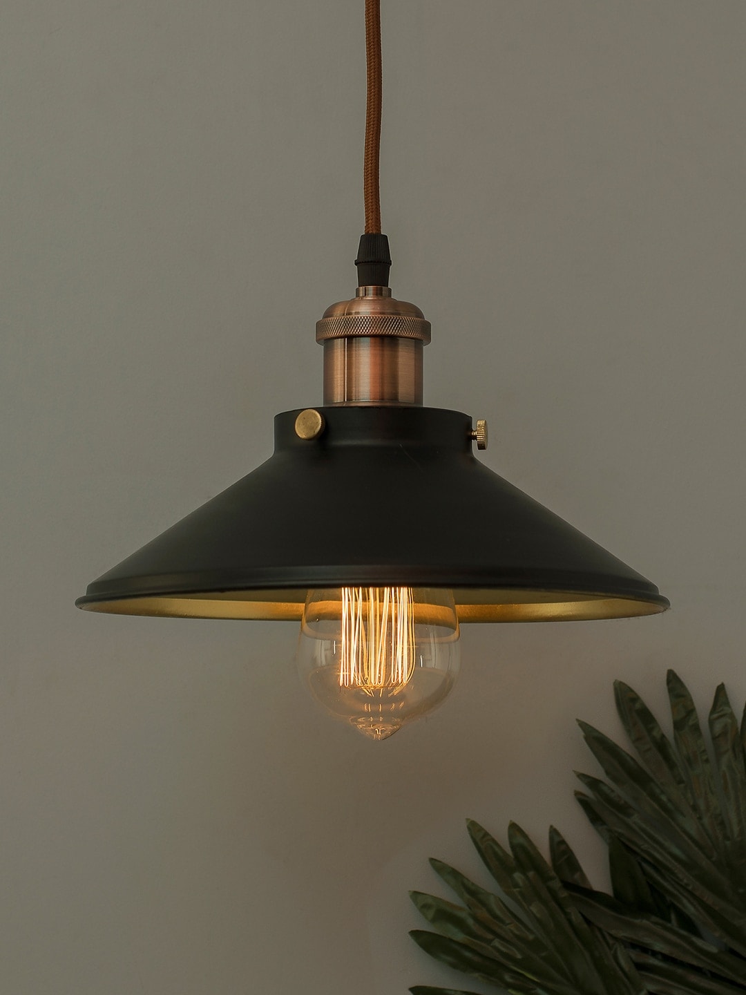 Homesake Black Solid Handcrafted Hanging Light Price in India