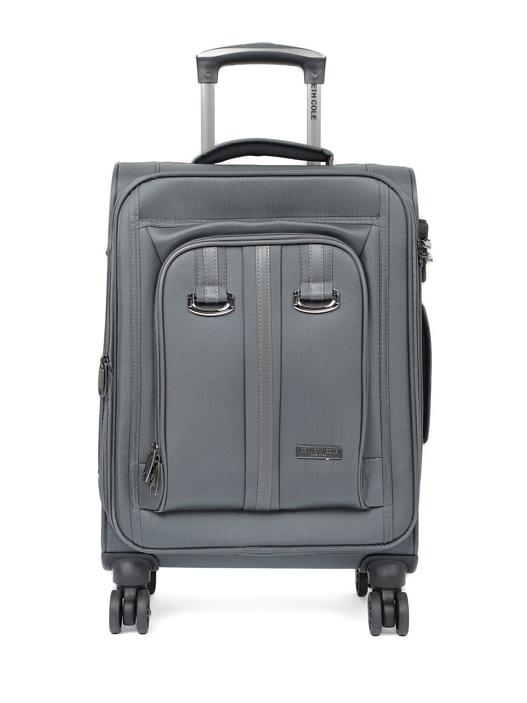 Kenneth Cole Unisex Grey Solid New York 20" Trolley Bag Price in India