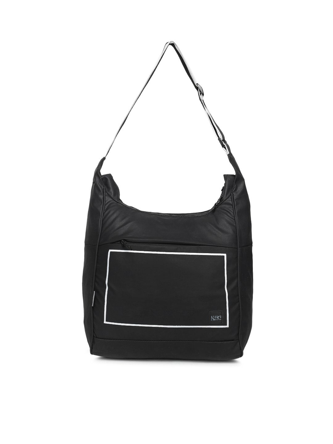 Wildcraft Black Solid Hobo Bag Price in India