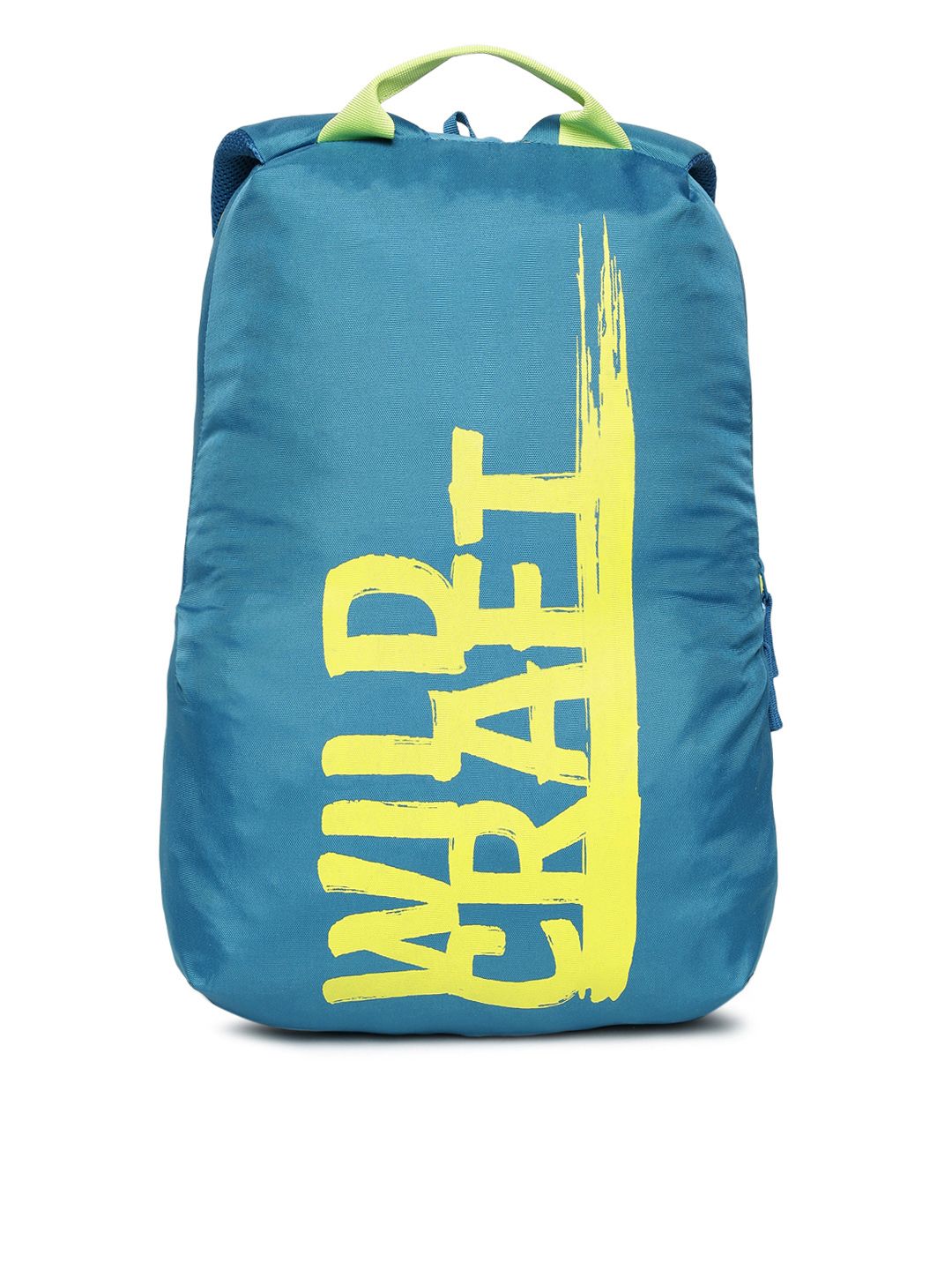 Wildcraft Unisex Teal & Yellow Brand Logo Backpack Price in India