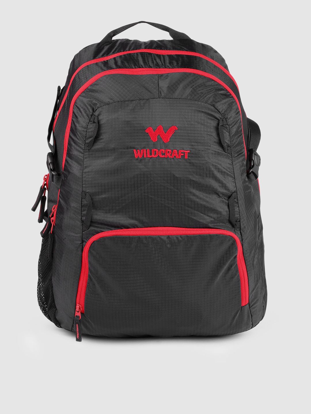 Wildcraft Unisex Black Brand Logo Backpack Price in India