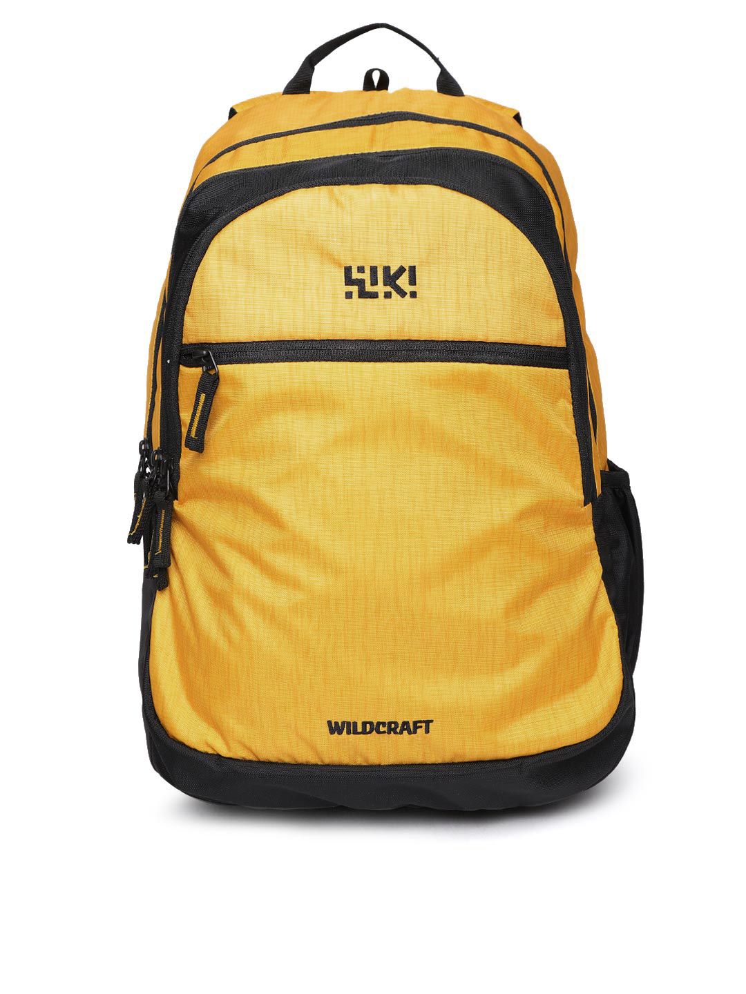 Wildcraft Unisex Yellow & Black Solid Backpack Price in India