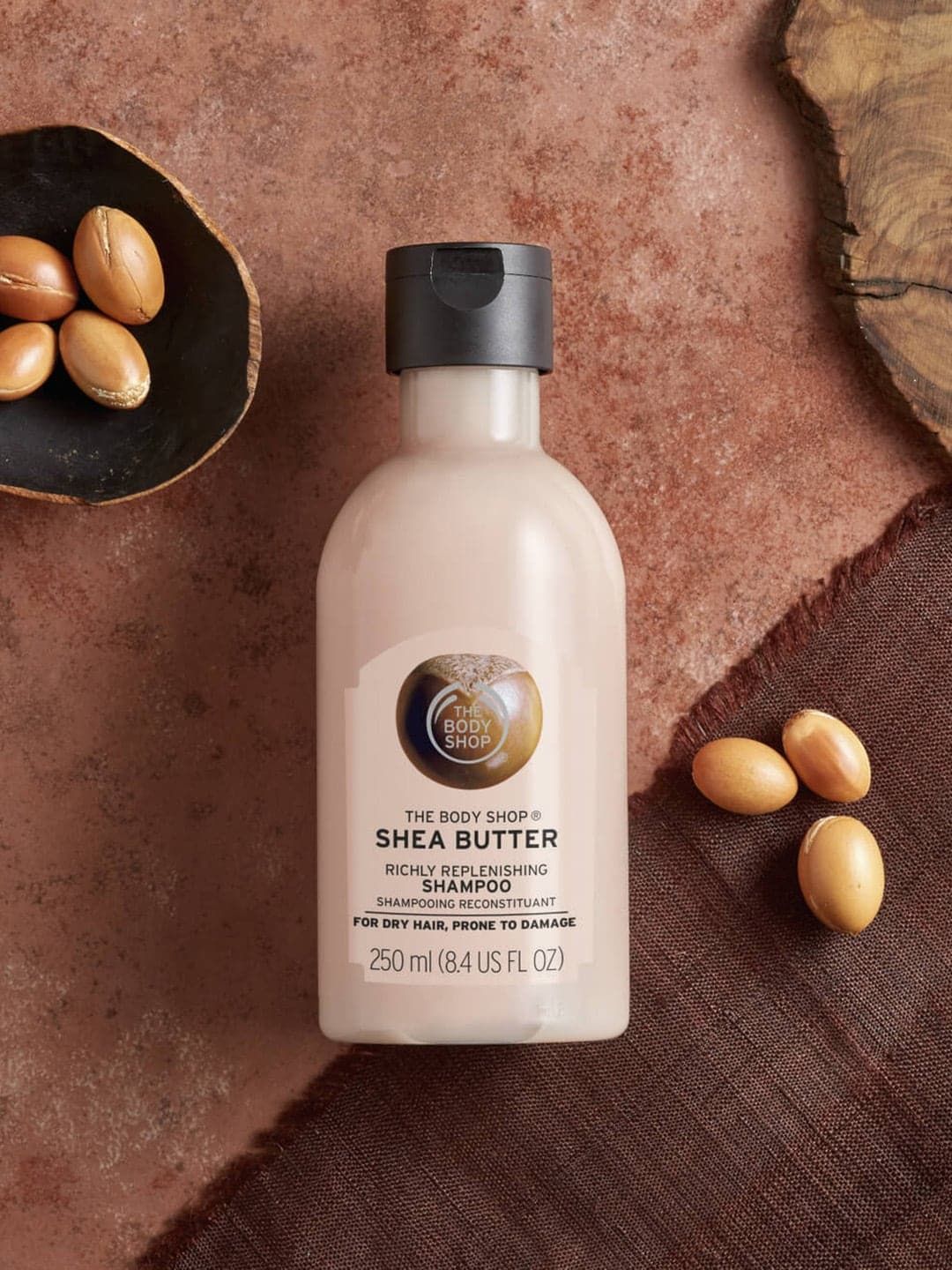 THE BODY SHOP  Shea Butter Richly Replenishing Sustainable Shampoo - 250ml Price in India