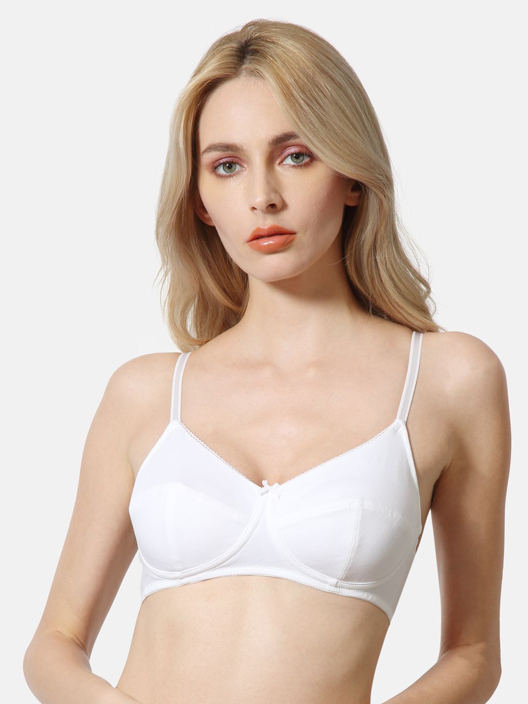 Van Heusen Cotton Slim Fit Antibacterial Bra - Non-Padded Non-Wired ILIBR1ACSSWH11005 Price in India