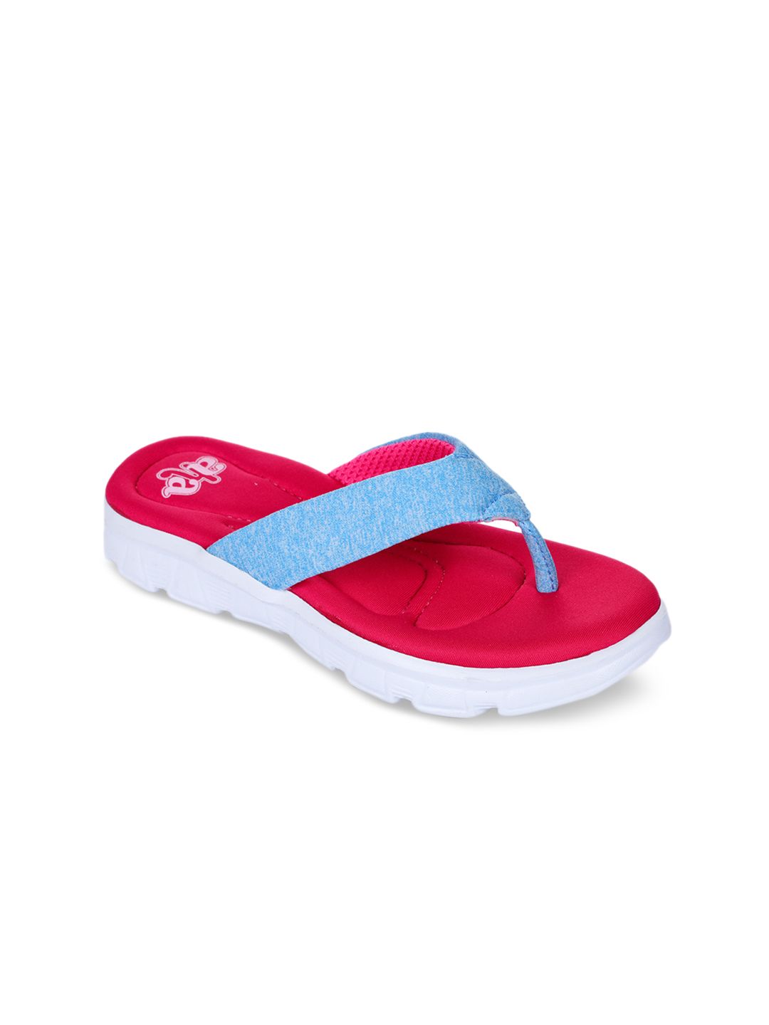 Liberty Women Blue Solid Thong Flip-Flops Price in India