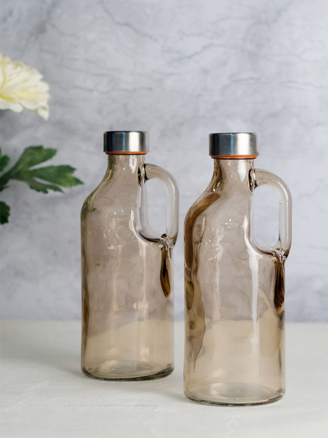 GOODHOMES Set of 2 Brown Water Bottles Price in India